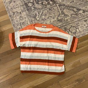 Cutie Striped MADEWELL sweater shirt Medium